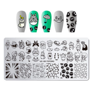 UC-001 Totoro - Placa metálica - Uñas Coquetas
