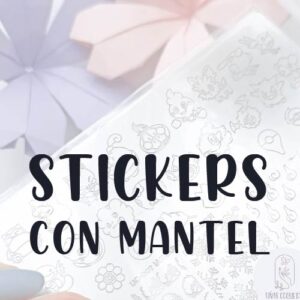 Stickers con mantel de silicona