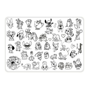 Disney - Placa acrílica - Nail Art Magenta