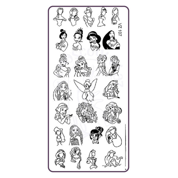 VZ 107 Princesas Mundo de Uñas