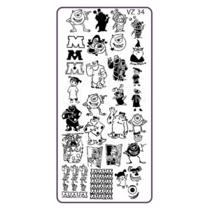 VZ 34 Monsters Inc. Mundo de uñas
