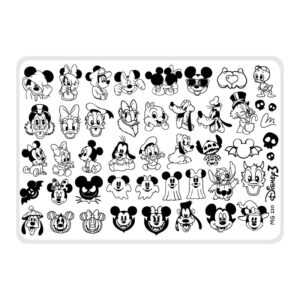 Disney 3 - Placa acrílica - Nail Art Magenta
