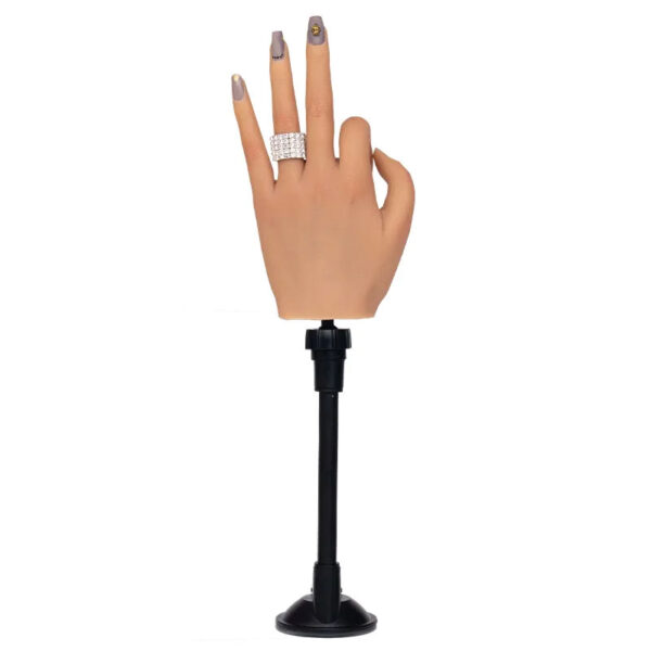 Mano de silicona para prácticas - color claro