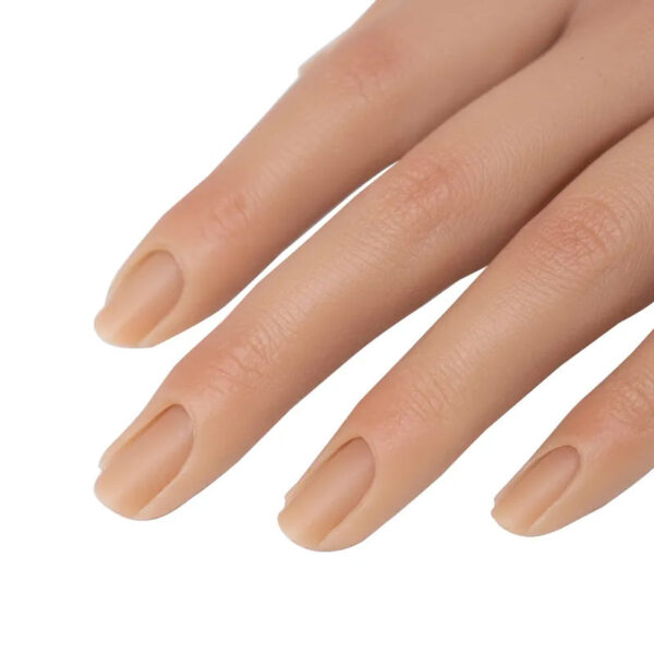 Mano de silicona para prácticas - color claro