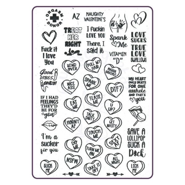 AZ Naughty valentines Mundo de Uñas