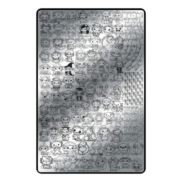 Ajolotito de mi corazón - Placa metálica - Hello Beauty
