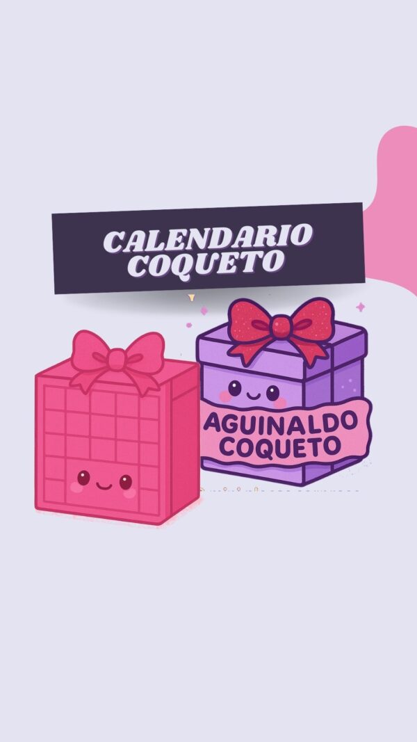 Gran Calendario de Adviento - Magenta + Uñas Coquetas