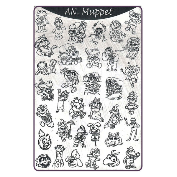 AN Muppet - Placa metálica - Mundo de Uñas
