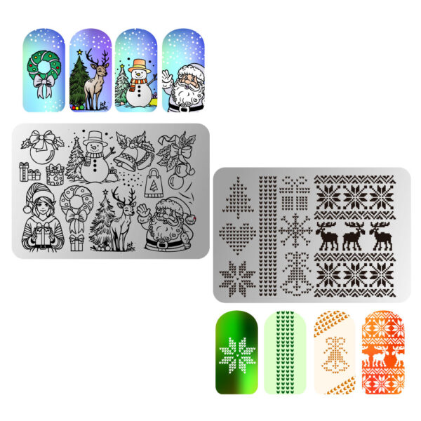 Set 9 miniplacas Aguinaldo 2024 Uñas Coquetas - Imagen 10