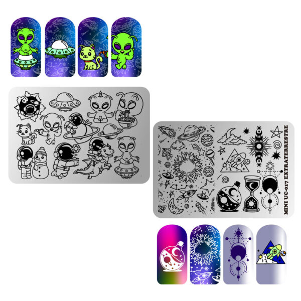 Set 9 miniplacas Aguinaldo 2024 Uñas Coquetas - Imagen 4
