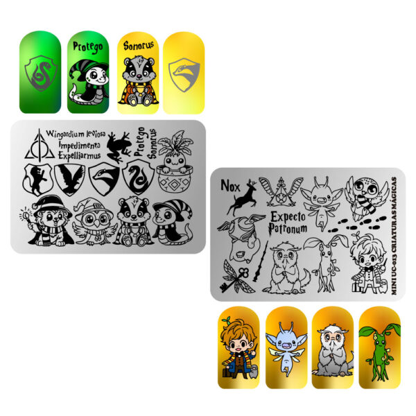 Set 9 miniplacas Aguinaldo 2024 Uñas Coquetas - Imagen 8