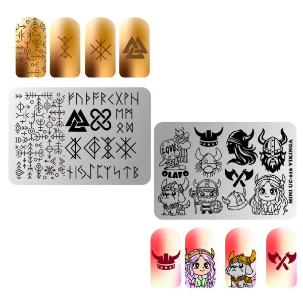 Set 9 miniplacas Aguinaldo 2024 Uñas Coquetas - Imagen 5