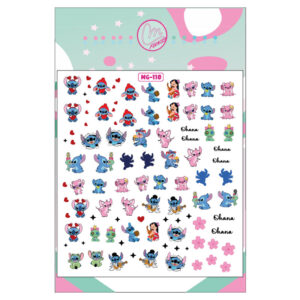 110. Stitch - Sticker - Magenta