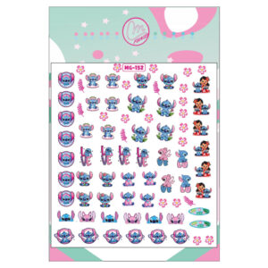 152. Stitch - Sticker - Magenta