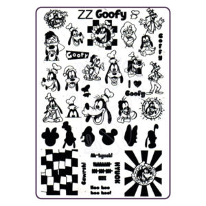 ZZ Goofy - Placa metálica - Mundo de Uñas
