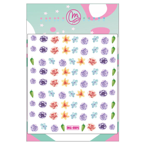 Sticker 084 Flores Moradas