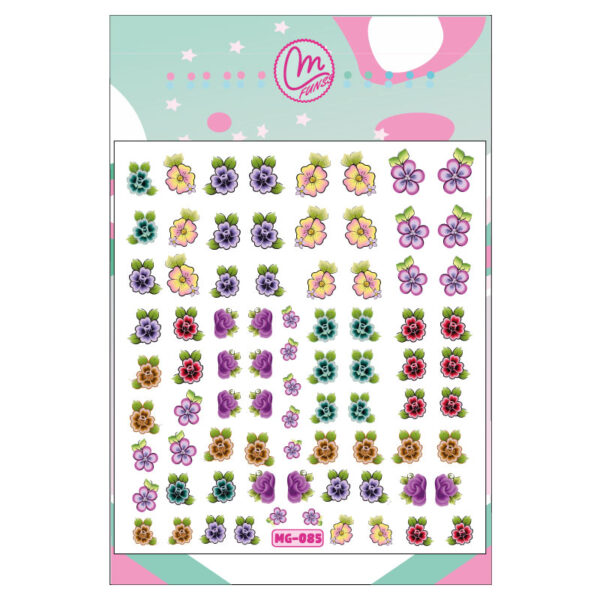 Sticker 085 Flores y rosas