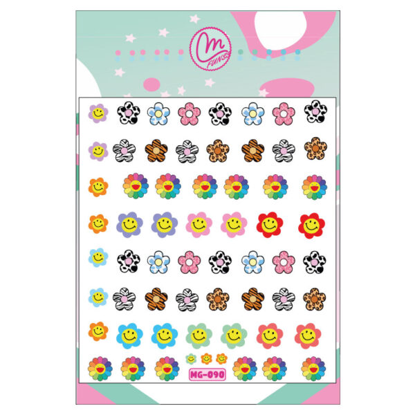 Sticker 090 Flores de colores