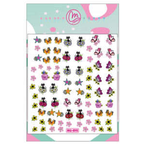Sticker 091 Mariposas y gatos