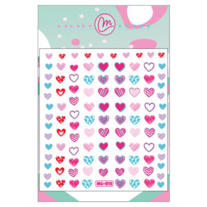 Sticker 015 Corazones de colores