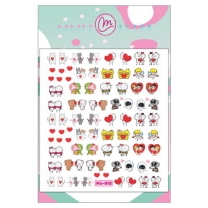 Sticker 018, Parejas kawaii