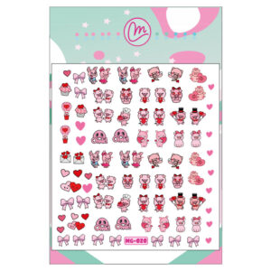 Sticker 020 Cerditos románticos