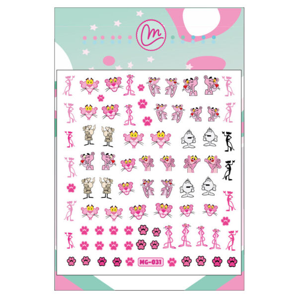 Sticker 031 Pantera rosa