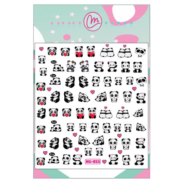 Sticker 033 Pandas