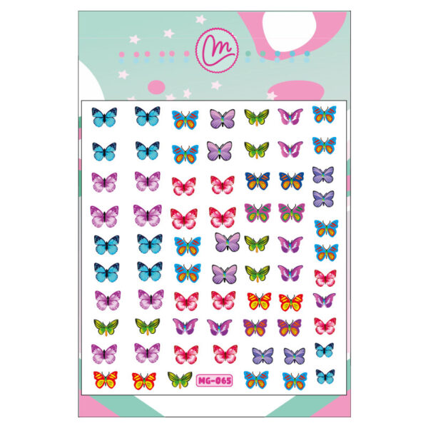 Sticker 065 Mariposas de colores