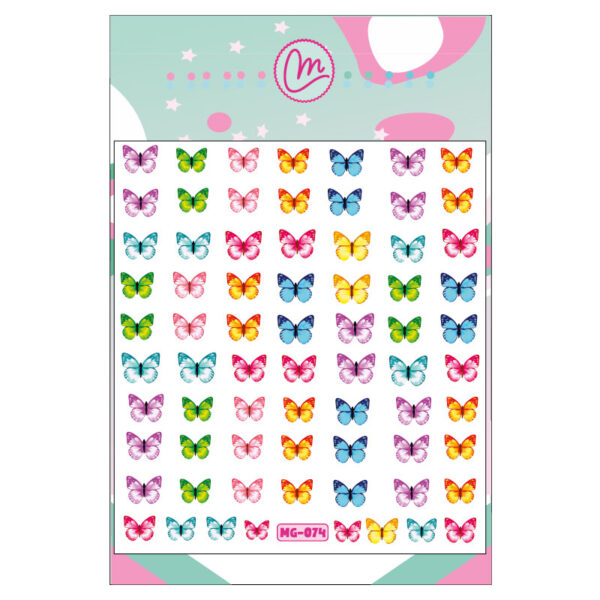 Sticker 074 Mariposas de colores
