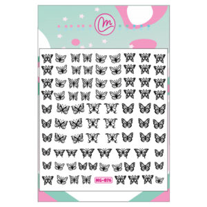 Sticker 076 Mariposas B&N