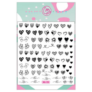 Sticker 113 Corazones B6N