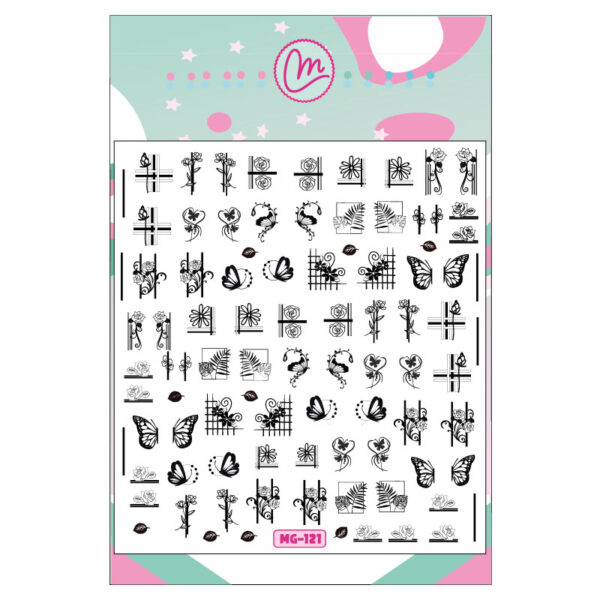 Sticker 121 Figuras B&N