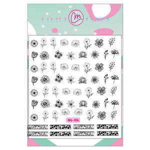 Sticker 126 Flores B&N