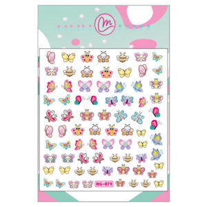 Sticker 079 Mariposas Kawaii
