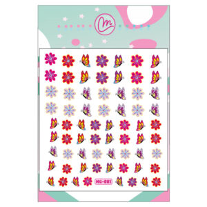 Sticker 081 Mariposas rosas y moradas