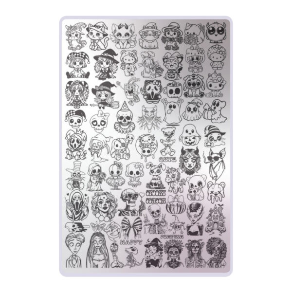 GPS 100 Halloween - Placa metálica - GP Stamping