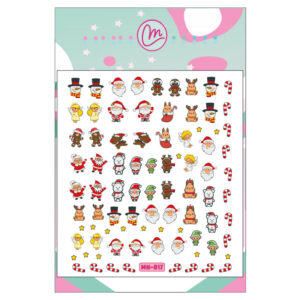 Sticker N017 Navidad Kawaii