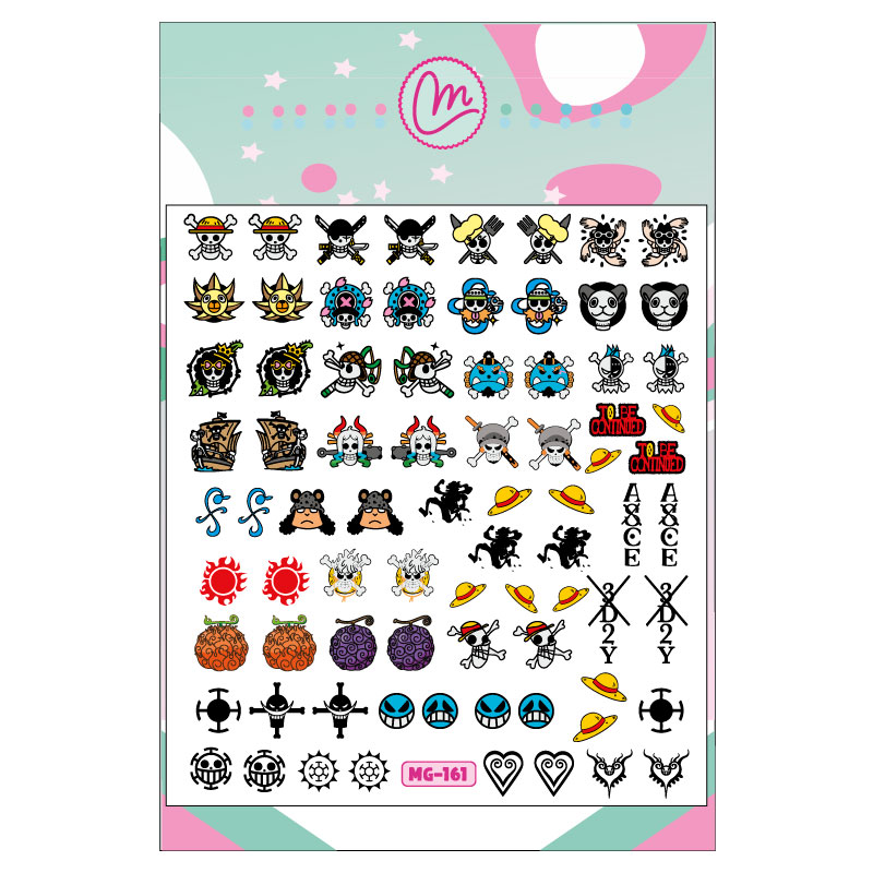 161 One Piece logos - Sticker - Magenta
