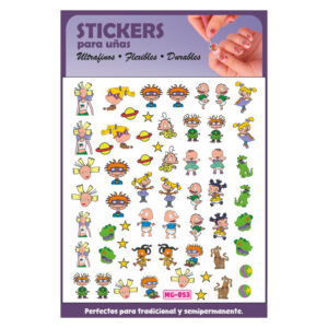 053. Rugrats Sticker - Magenta
