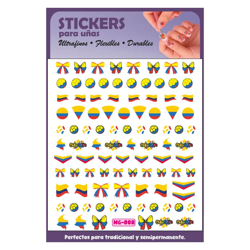 Kit Sticker x 2 y brillo Selección Colombia - Imagen 4