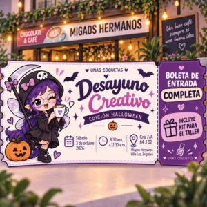 Entrada al Desayuno Creativo - Edición Halloween