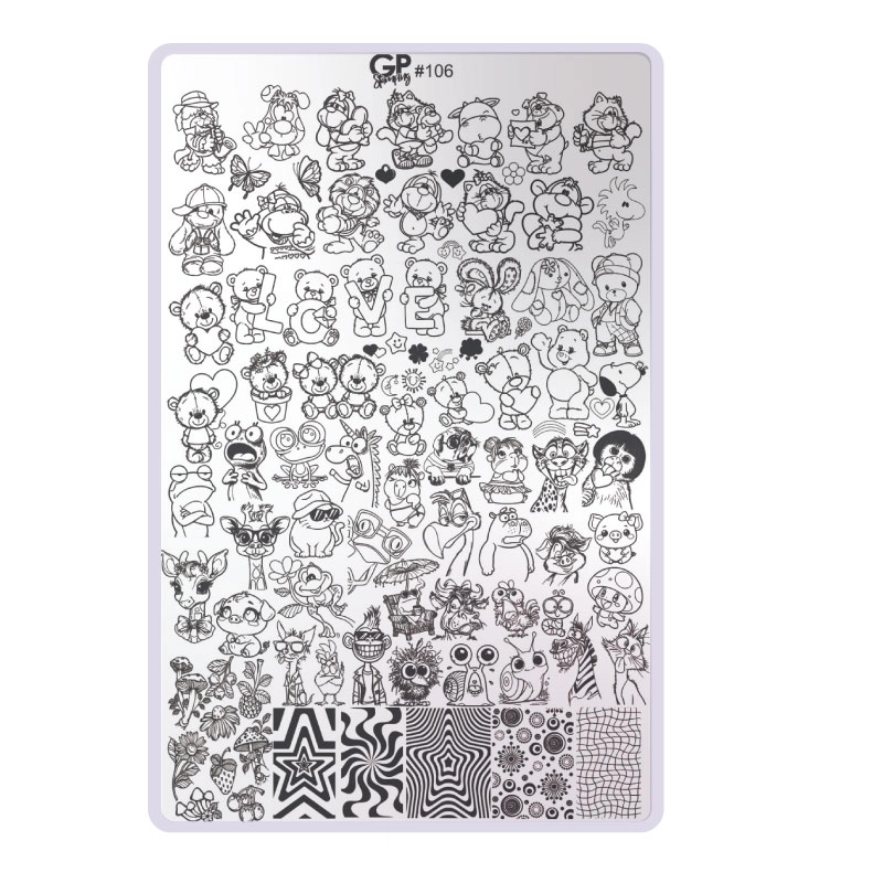 GP 106 Pelanas - Placa metálica - GP Stamping