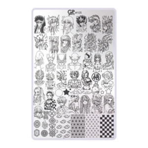 GPS  105 Anime - Placa metálica - GP Stamping