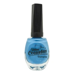 Esmalte de estampar Uñas Coquetas - Azul Claro