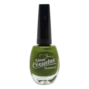 Esmalte de estampar Uñas Coquetas - Verde Militar