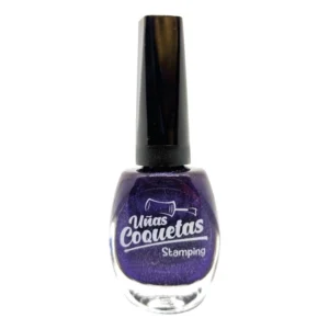 Esmalte de estampar Uñas Coquetas - Morado perlado
