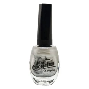 Esmalte de estampar Uñas Coquetas - Plateado