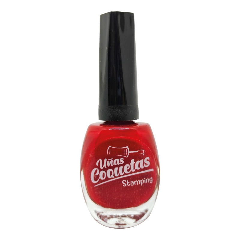Esmalte de estampar Uñas Coquetas - Rojo