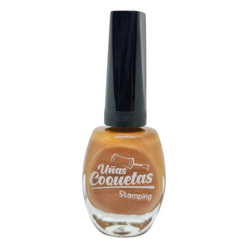 Esmalte de estampar Uñas Coquetas - Café claro